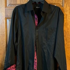 Alizeal Mens Dress Shirt L